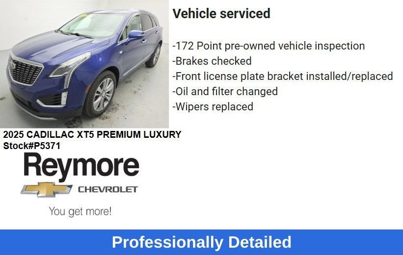 2025 Cadillac XT5 Premium Luxury