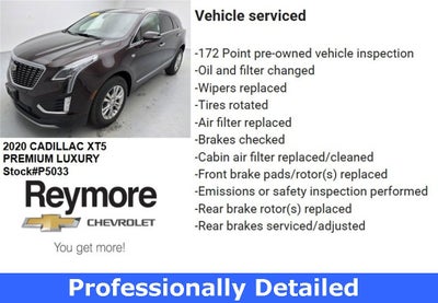 2020 Cadillac XT5 Premium Luxury