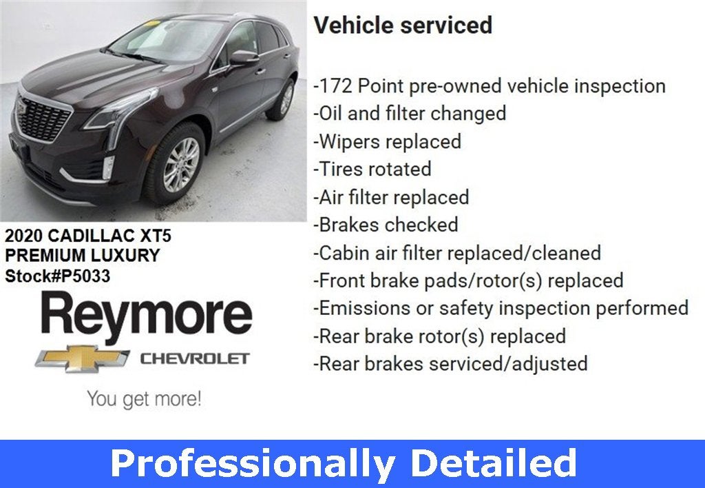 2020 Cadillac XT5 Premium Luxury