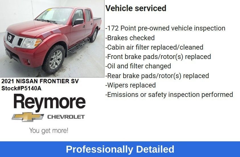 2021 Nissan Frontier Crew Cab SV 4x4