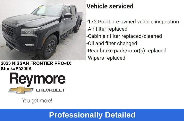 2023 Nissan Frontier Crew Cab PRO-4X 4x4