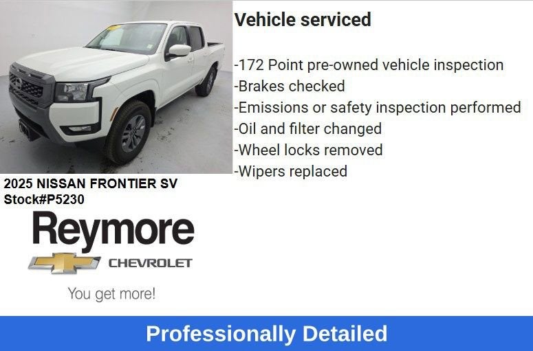 2025 Nissan Frontier Crew Cab SV 4x4