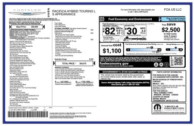 2023 Chrysler Pacifica Hybrid Touring L
