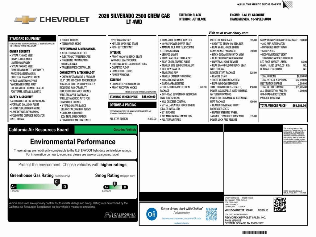 2026 Chevrolet Silverado 2500 HD LT