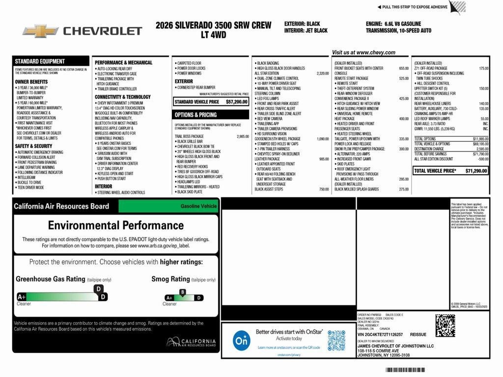 2026 Chevrolet Silverado 3500 HD LT