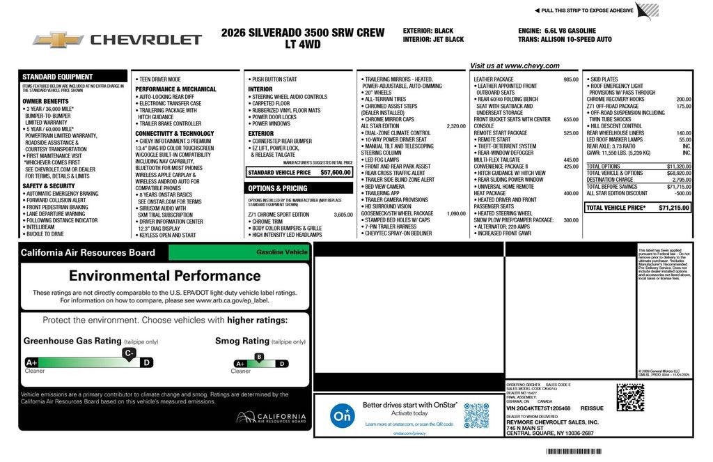2026 Chevrolet Silverado 3500 HD LT