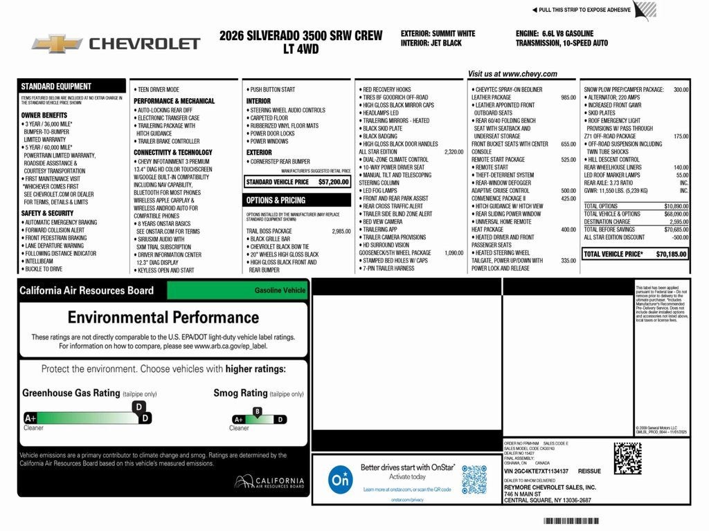 2026 Chevrolet Silverado 3500 HD LT