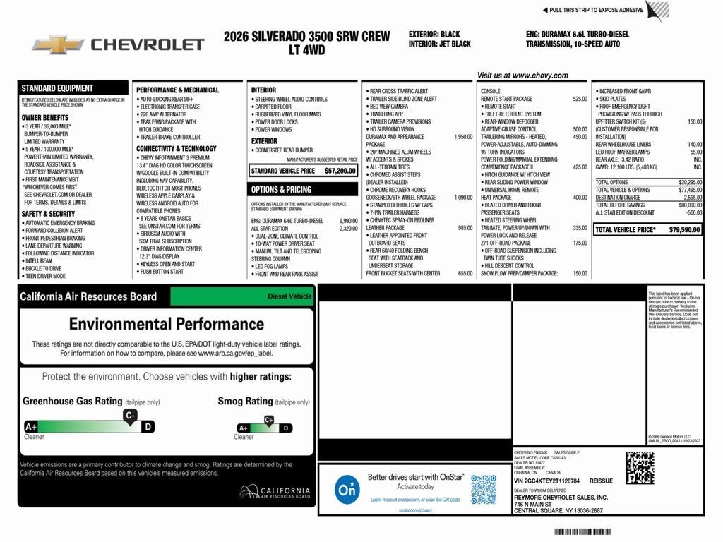 2026 Chevrolet Silverado 3500 HD LT