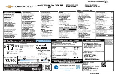 2026 Chevrolet Silverado 1500 RST