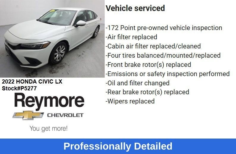2022 Honda Civic Sedan LX