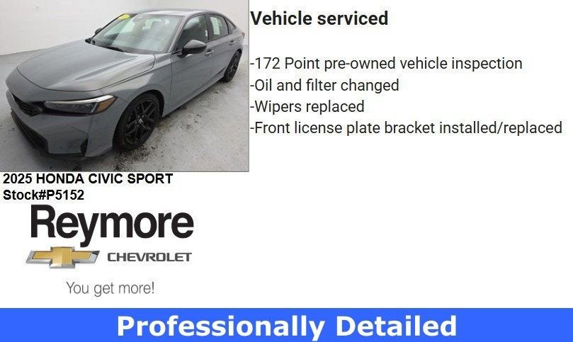 2025 Honda Civic Sedan Sport