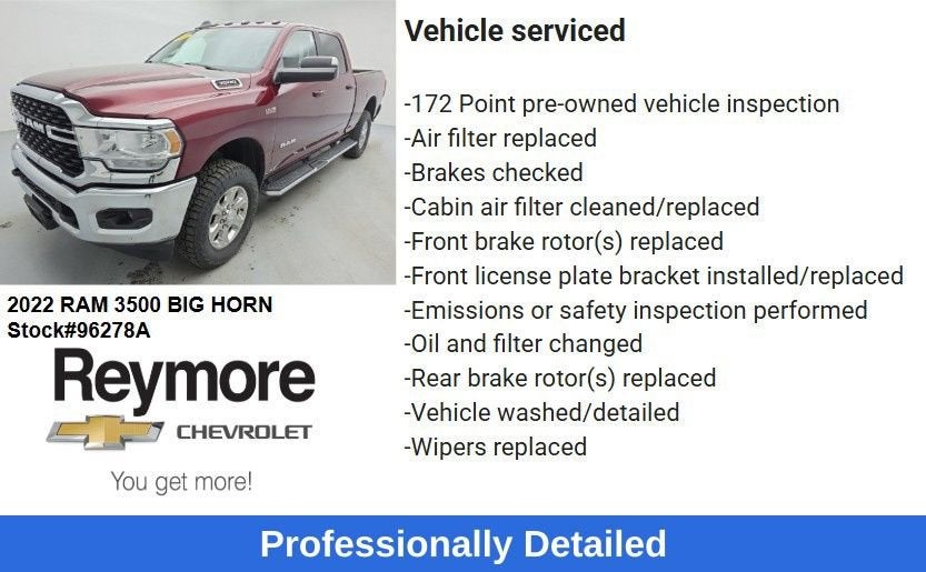 2022 RAM 3500 Big Horn