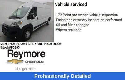 2025 RAM ProMaster Cargo Van Tradesman
