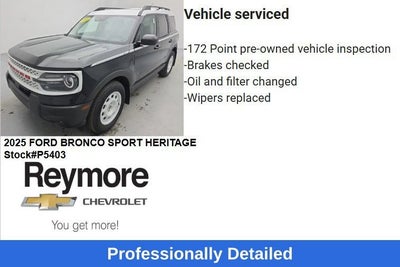 2025 Ford Bronco Sport Heritage