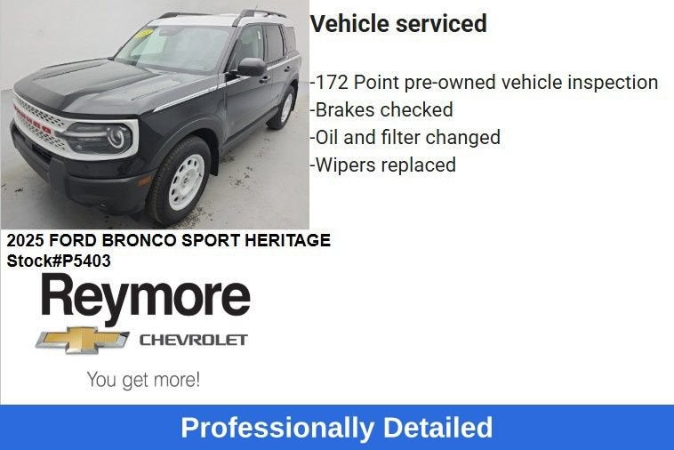2025 Ford Bronco Sport Heritage