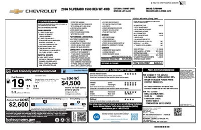 2026 Chevrolet Silverado 1500 WT