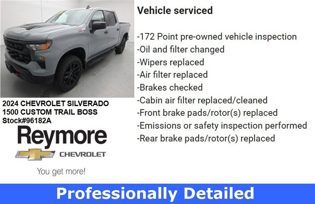 2024 Chevrolet Silverado 1500 Custom Trail Boss