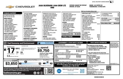 2026 Chevrolet Silverado 1500 LTZ