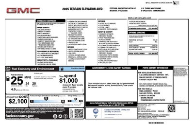 2025 GMC Terrain Elevation