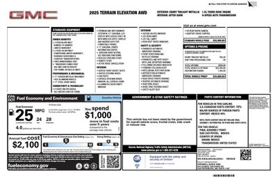 2025 GMC Terrain Elevation