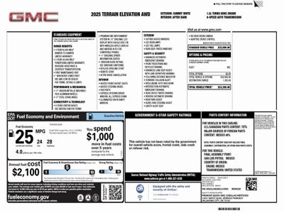 2025 GMC Terrain Elevation