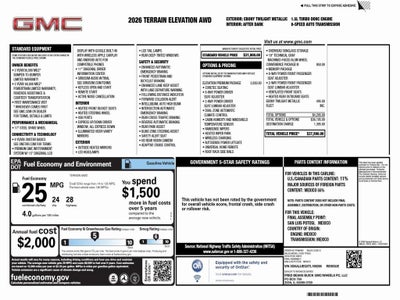 2026 GMC Terrain Elevation