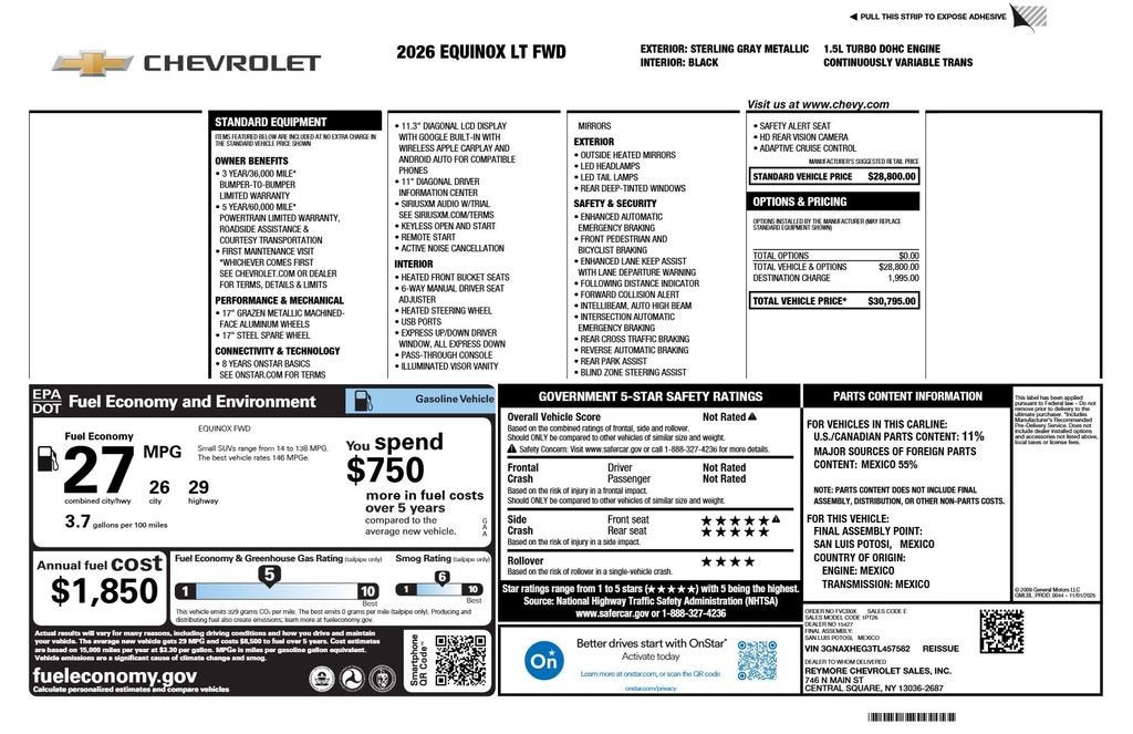 2026 Chevrolet Equinox LT