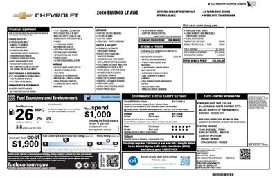 2026 Chevrolet Equinox LT