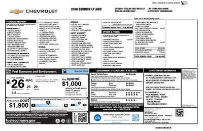 2026 Chevrolet Equinox LT