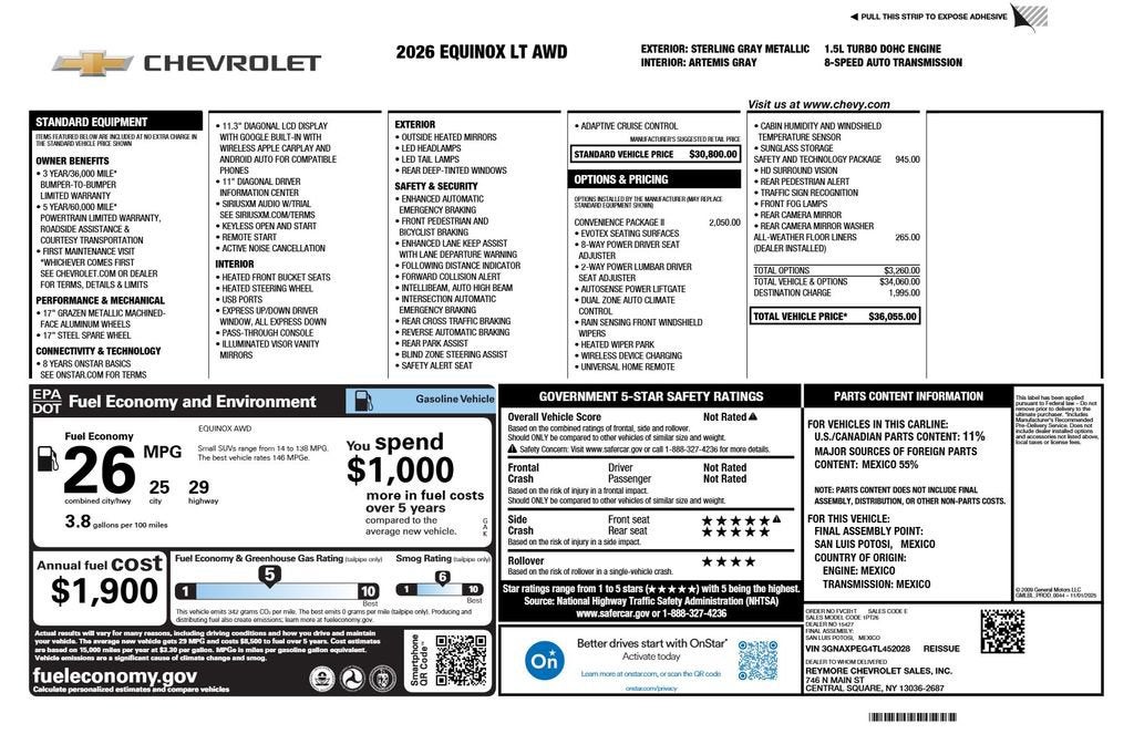 2026 Chevrolet Equinox LT
