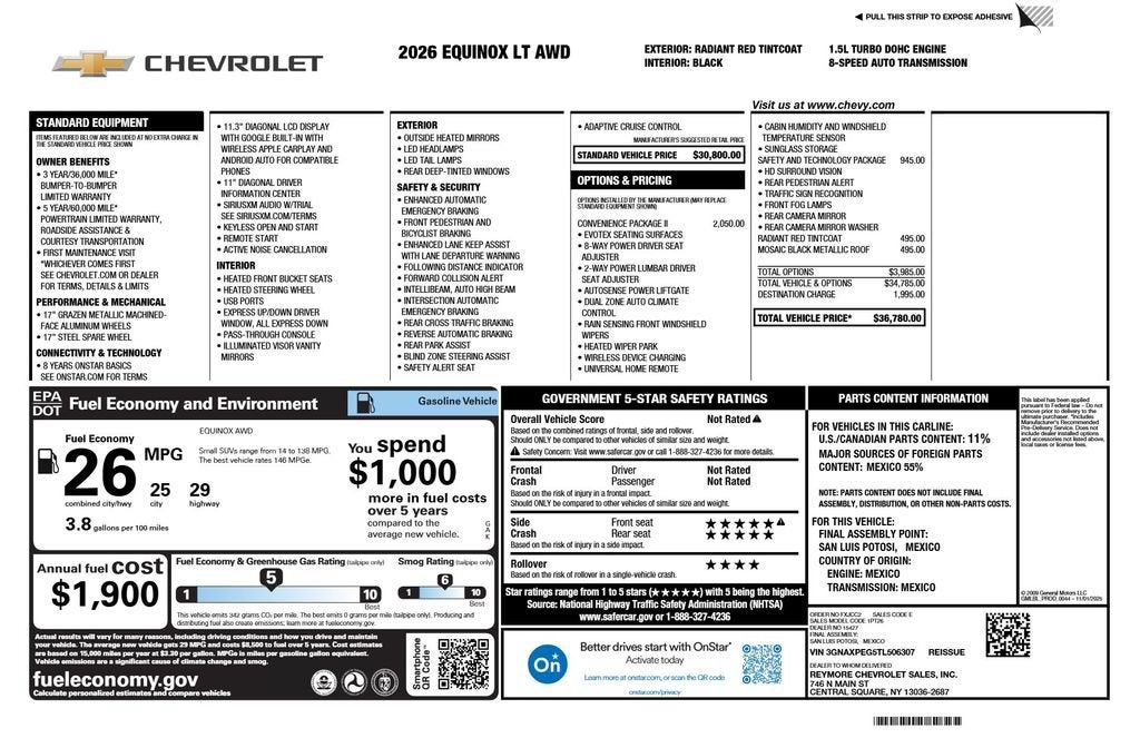 2026 Chevrolet Equinox LT