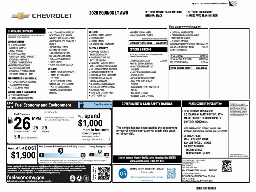 2026 Chevrolet Equinox LT