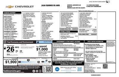 2026 Chevrolet Equinox RS