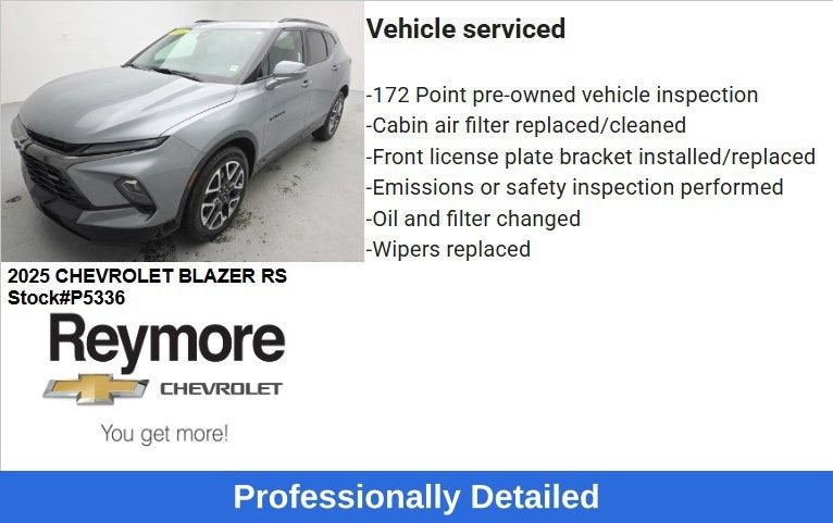 2025 Chevrolet Blazer RS