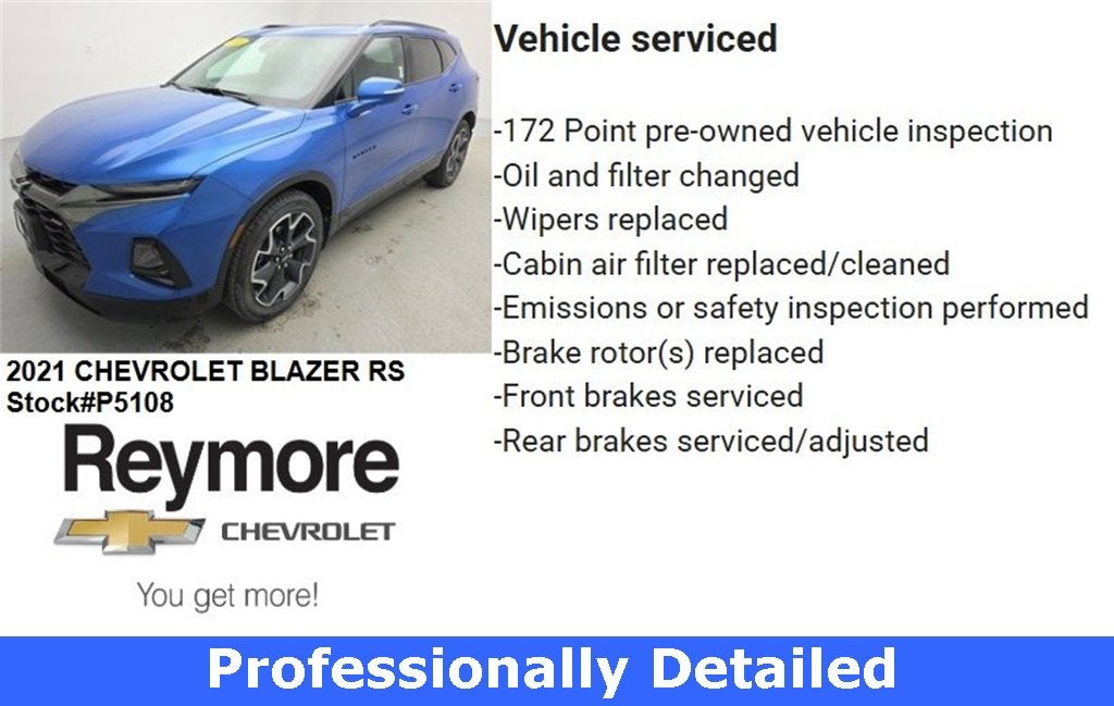 2021 Chevrolet Blazer RS