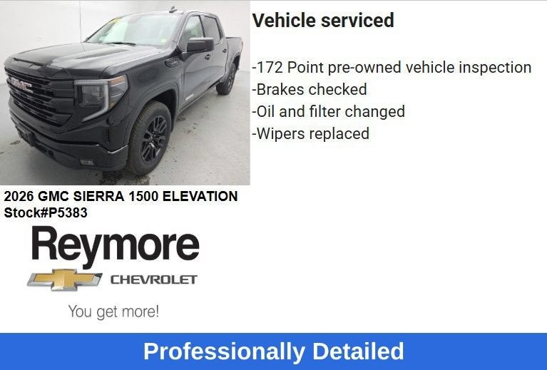 2026 GMC Sierra 1500 Elevation