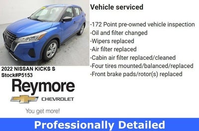 2022 Nissan Kicks S Xtronic CVT