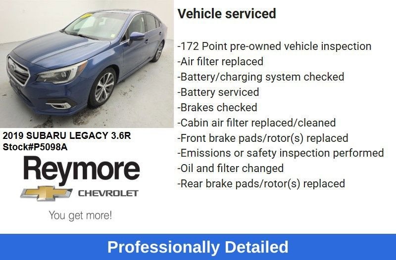 2019 Subaru Legacy 3.6R Limited