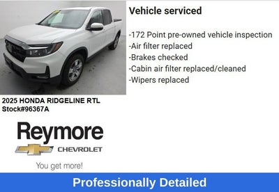 2025 Honda Ridgeline RTL