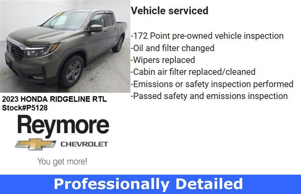 2023 Honda Ridgeline RTL