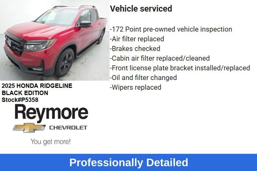 2025 Honda Ridgeline Black Edition