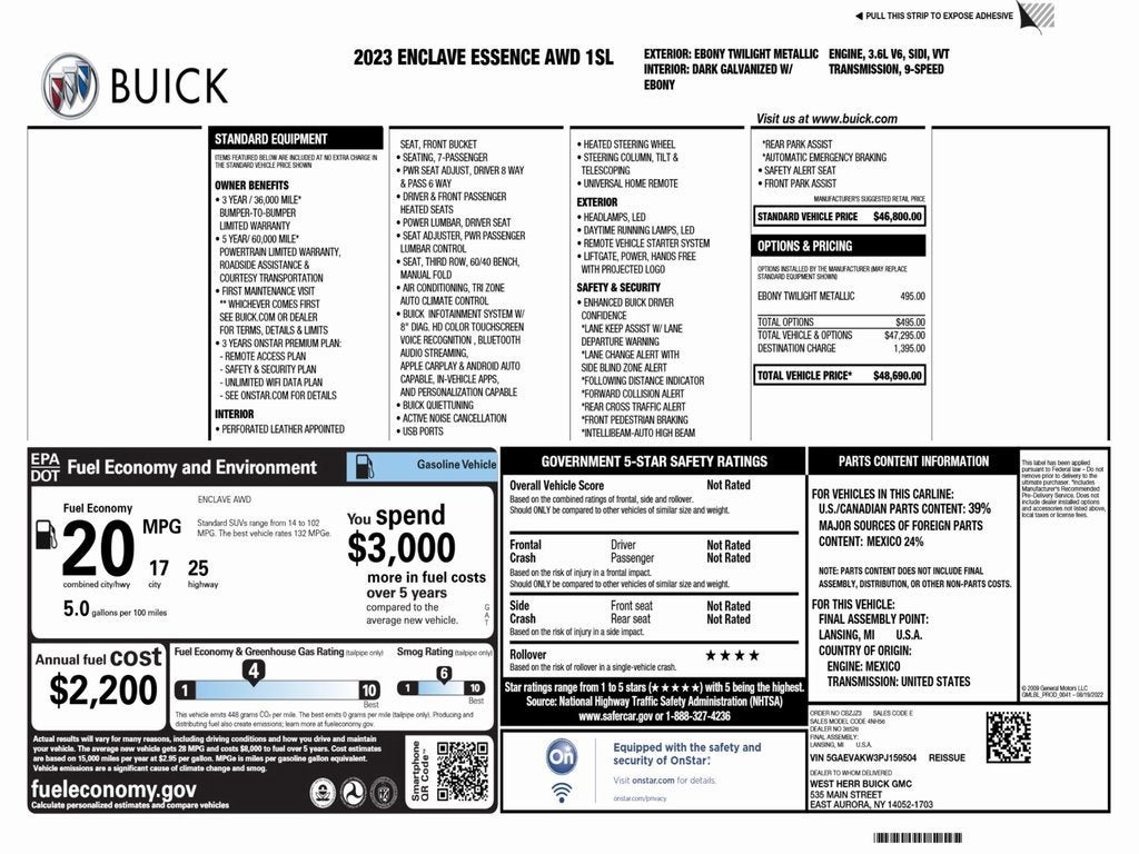 2023 Buick Enclave Essence