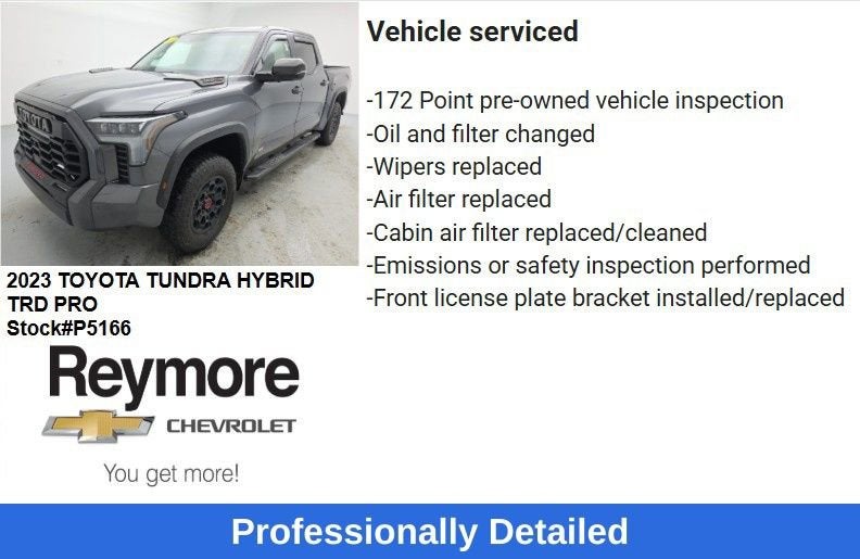 2023 Toyota Tundra Hybrid TRD Pro