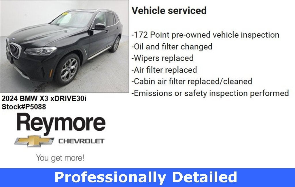 2024 BMW X3 xDrive30i
