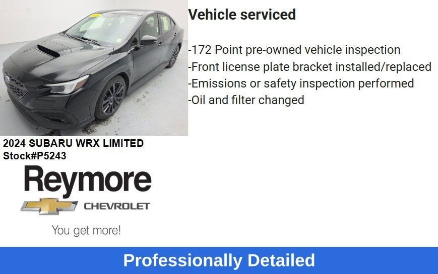 2024 Subaru WRX Limited