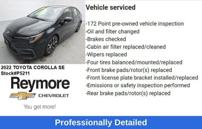 2022 Toyota Corolla SE