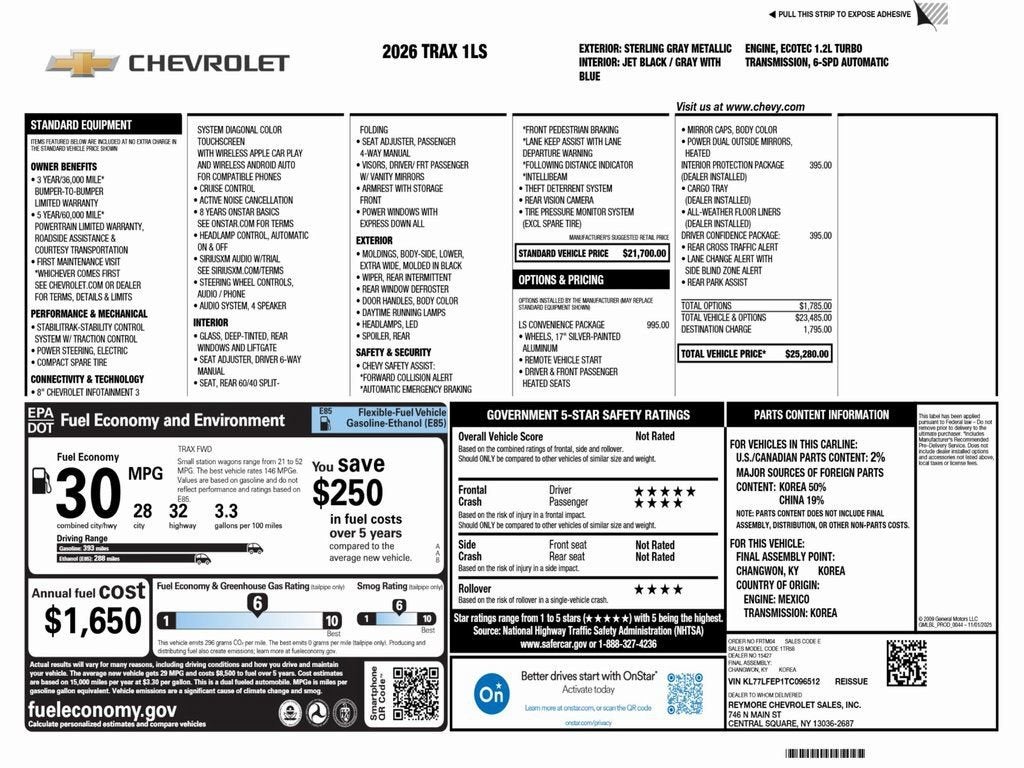2026 Chevrolet Trax LS