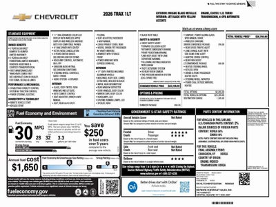 2026 Chevrolet Trax LT