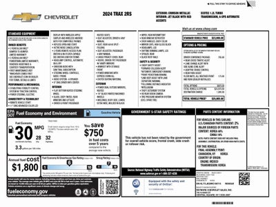 2024 Chevrolet Trax 2RS