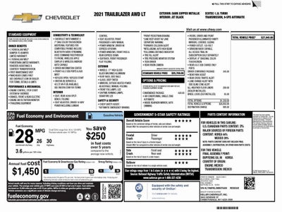 2021 Chevrolet Trailblazer LT